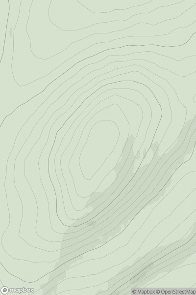 Thumbnail image for Mains Hill [Firth of Forth to the River Tweed] showing contour plot for surrounding peak